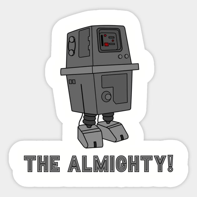 Gonk The Almighty Sticker by Kleiertees